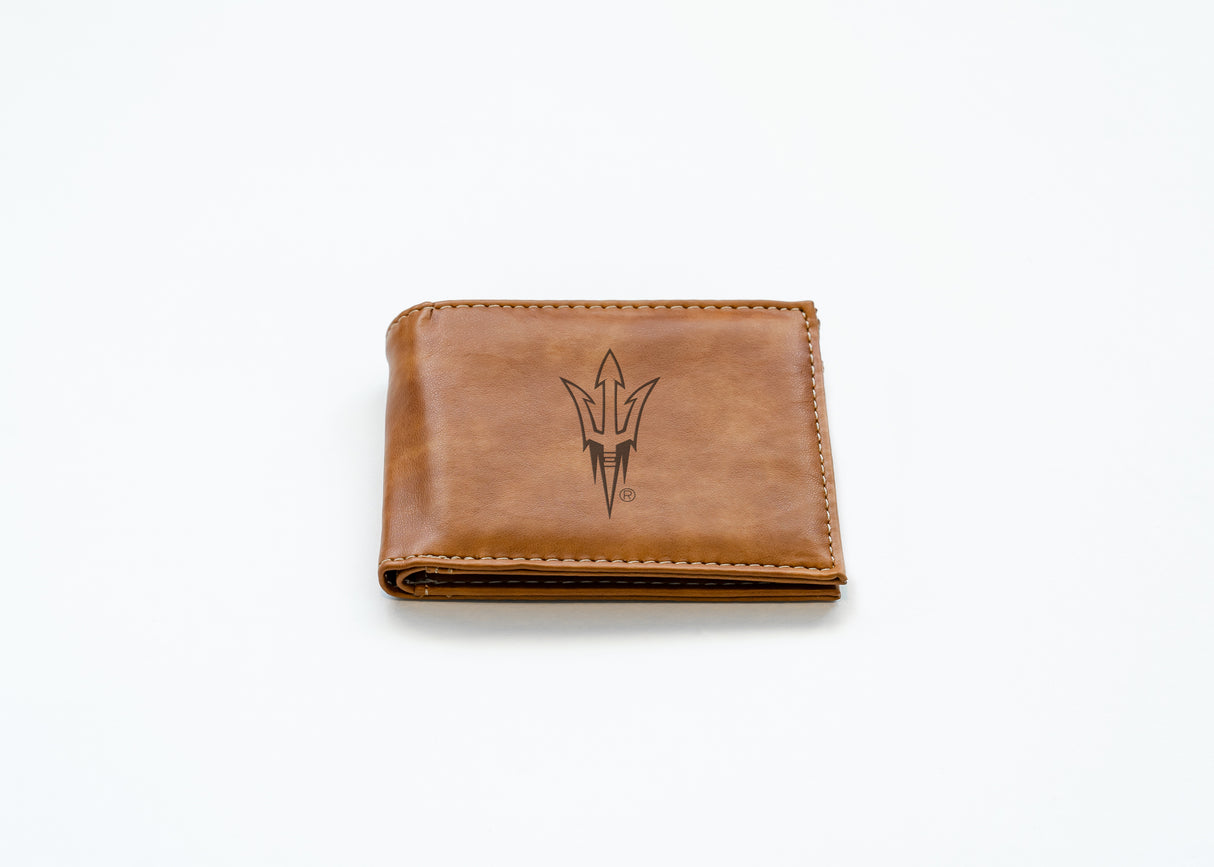 NCAA Arizona State Sun Devils - ASU Laser Engraved Bill-Fold Fan Gear NCAA Arizona State Sun Devils