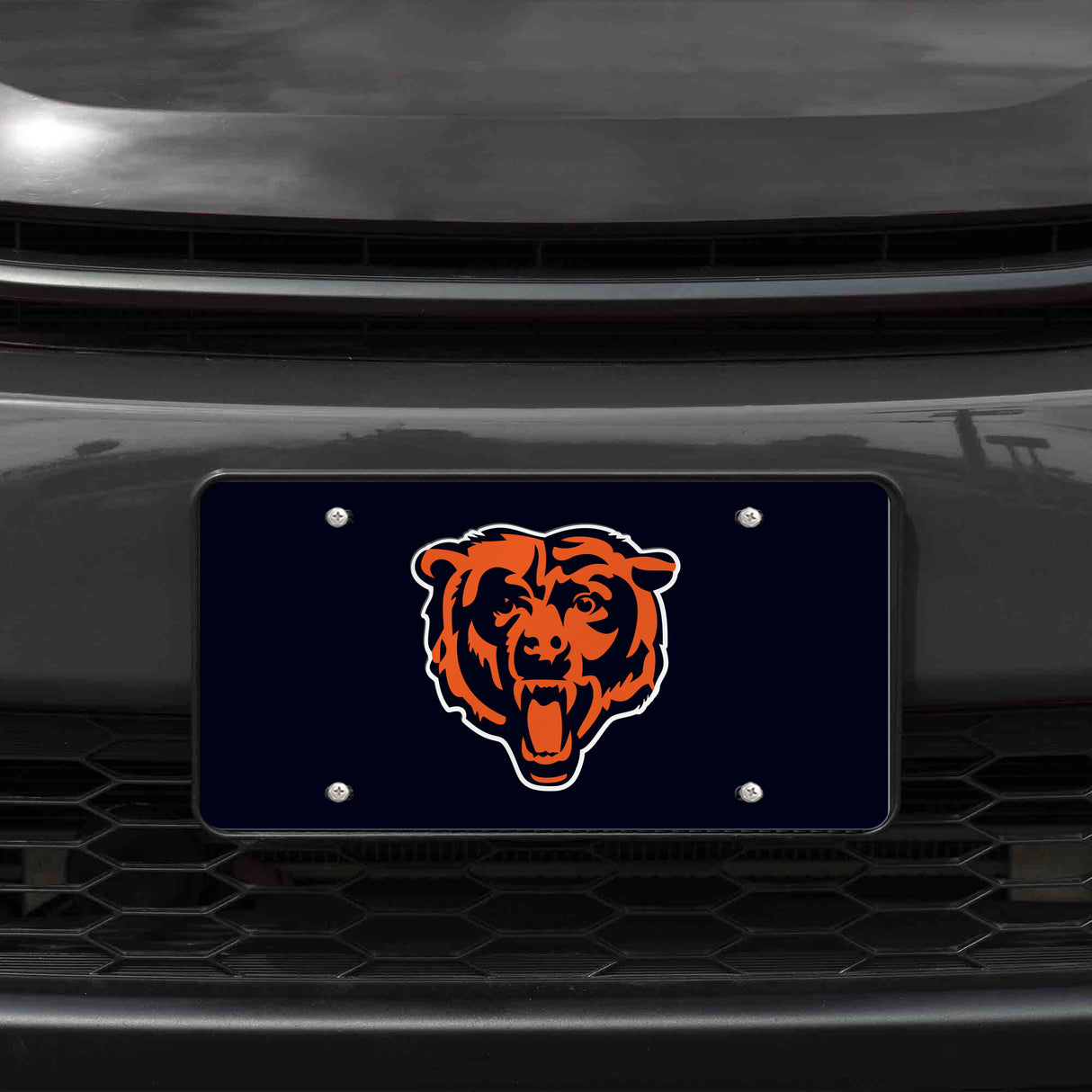 NFL Chicago Bears Laser Cut License Plate Tag Fan Gear NFL Chicago Bears
