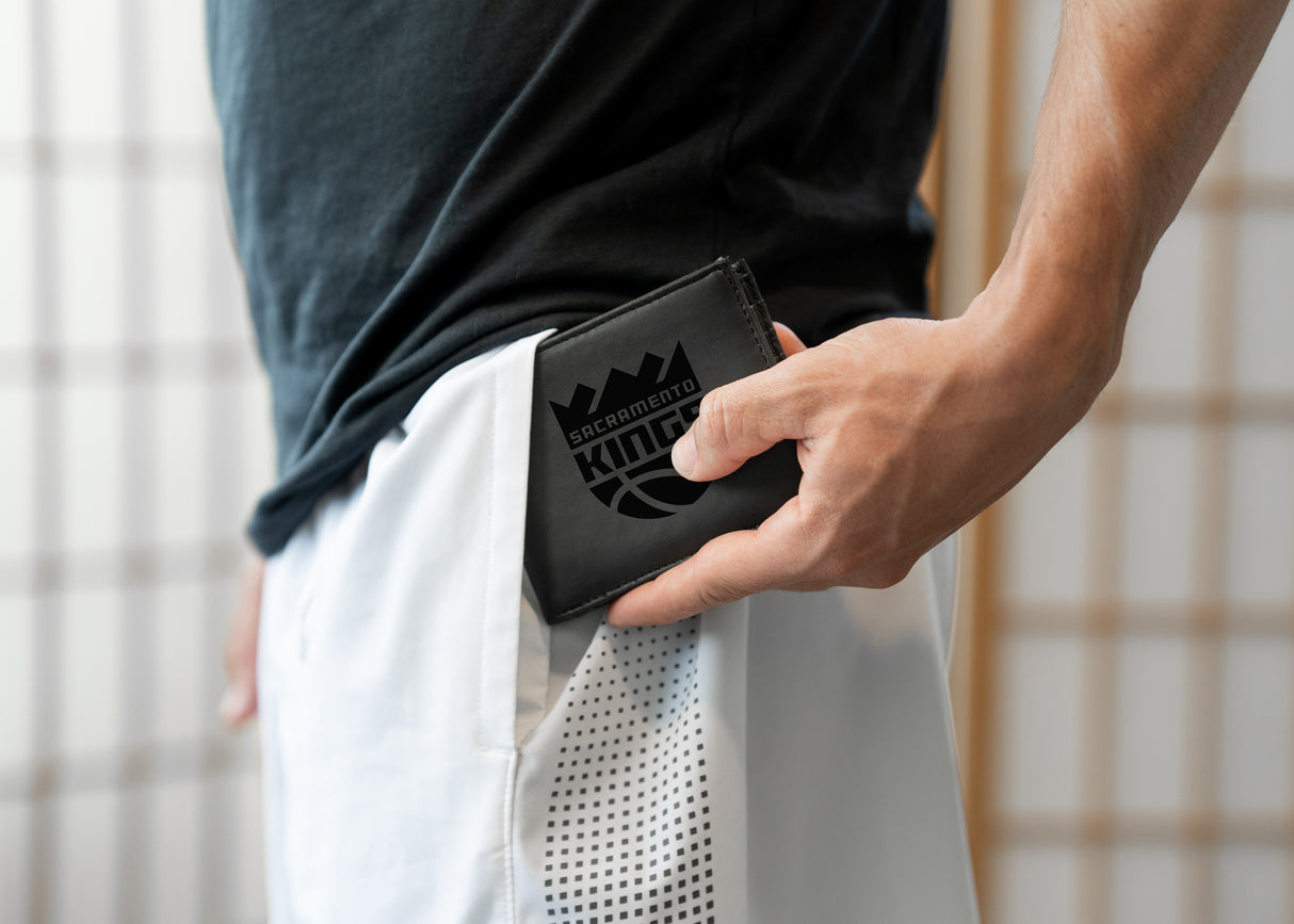 NBA Sacramento Kings Laser Engraved Bill-Fold Fan Gear NBA Sacramento Kings