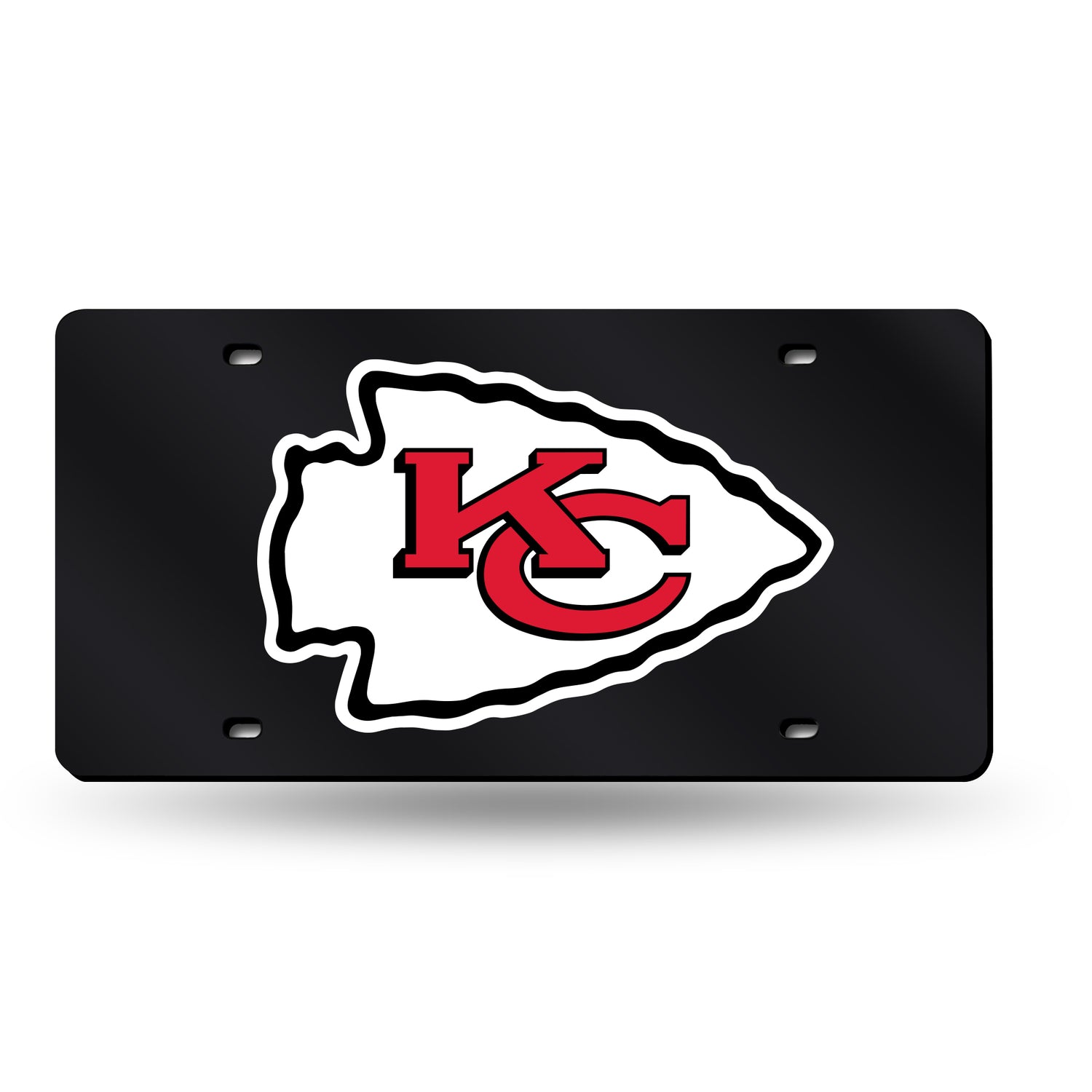 NFL Kansas City Chiefs Laser Cut License Plate Tag Fan Gear NFL Kansas City Chiefs