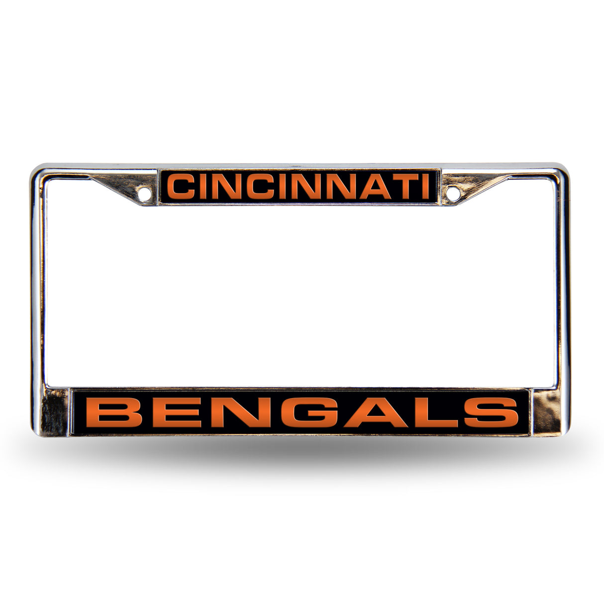 NFL Cincinnati Bengals Laser Cut Chrome License Plate Frame Fan Gear NFL Cincinnati Bengals