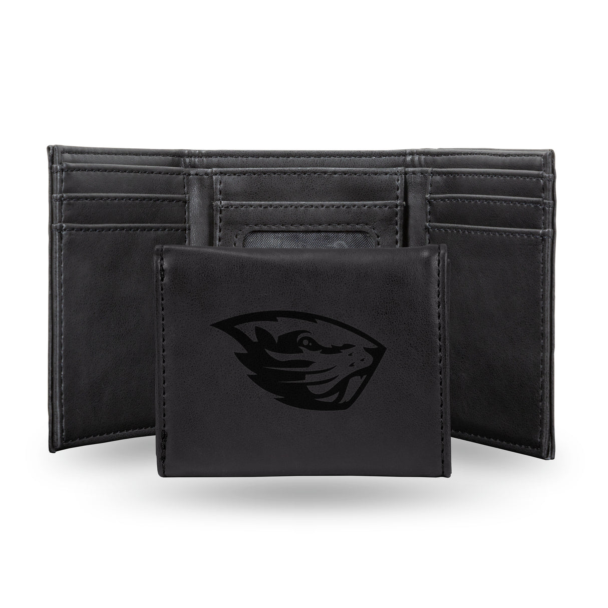 NCAA Oregon State Beavers Laser Engraved Tri-Fold Wallet Fan Gear NCAA Oregon State Beavers