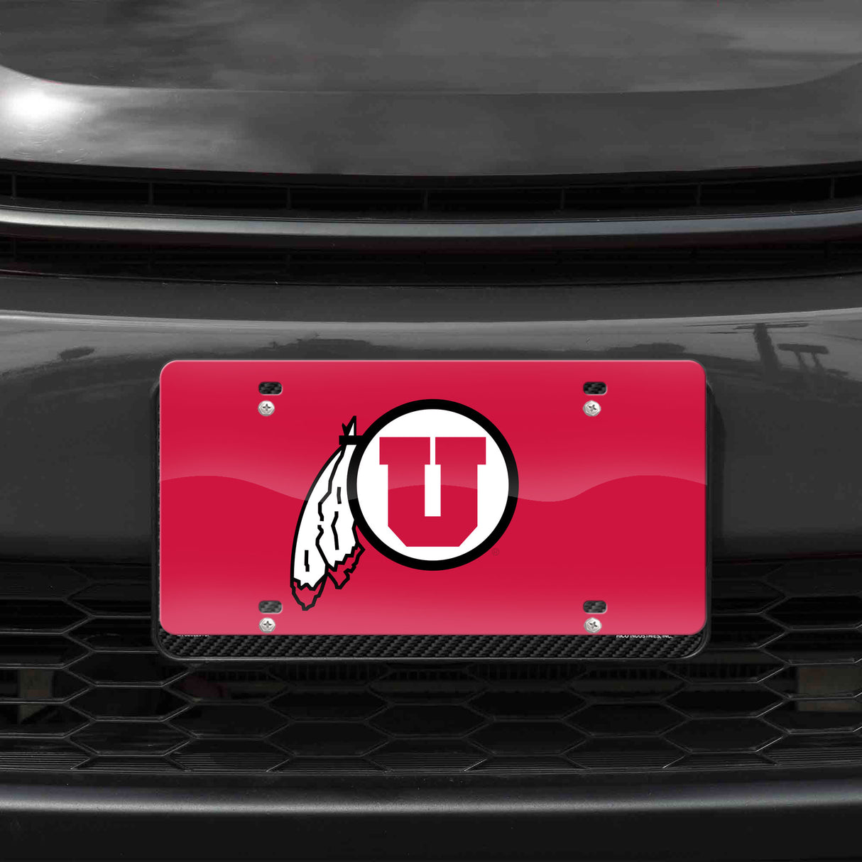 NCAA Utah Utes Laser Cut Automobile Tag Fan Gear NCAA Utah Utes