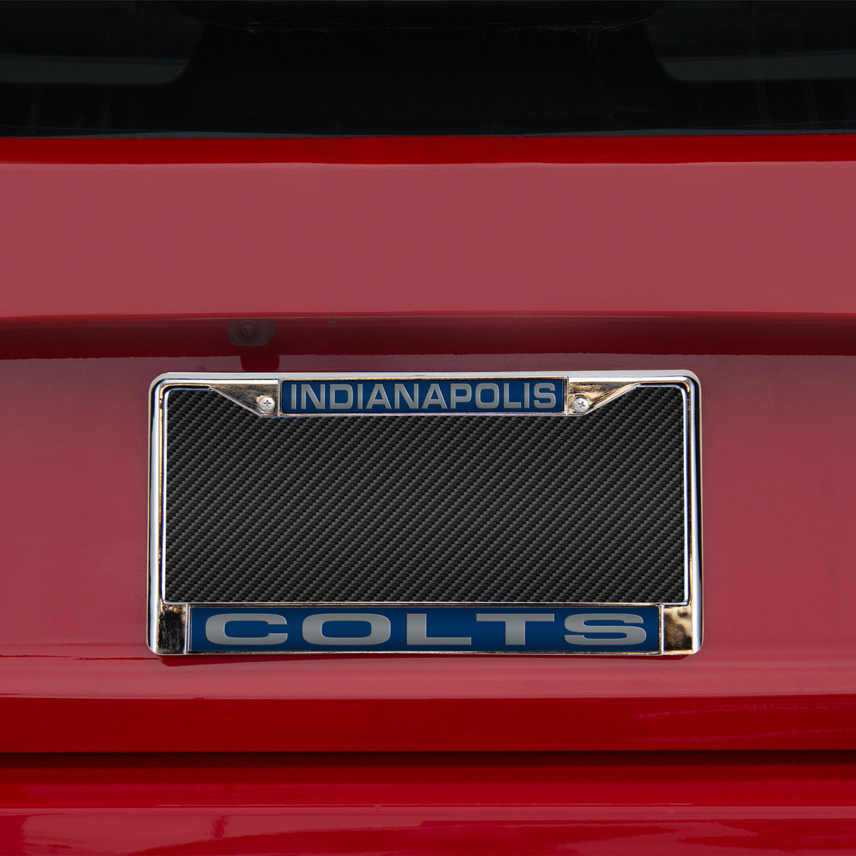 NFL Indianapolis Colts Laser Cut Chrome License Plate Frame Fan Gear NFL Indianapolis Colts