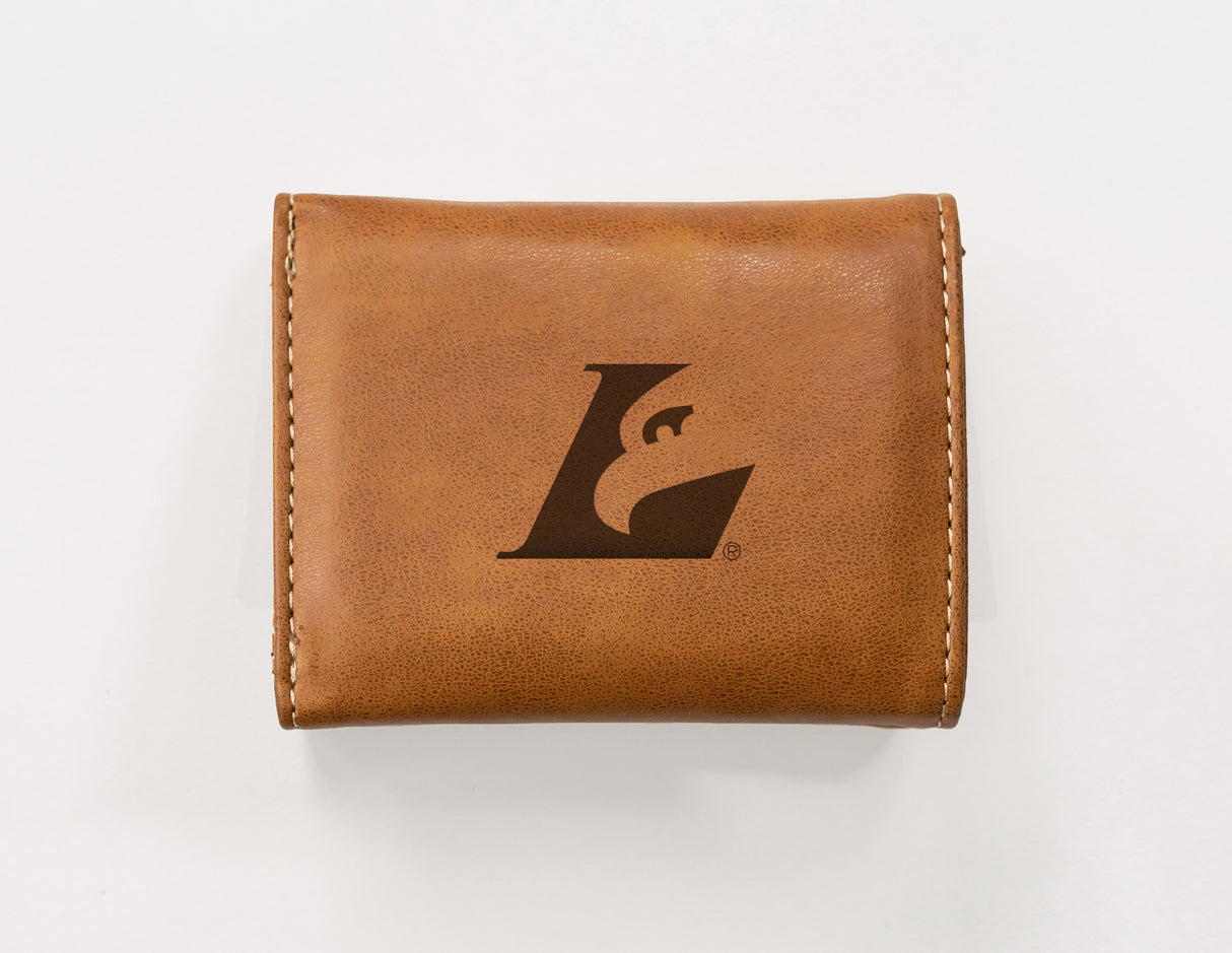 NCAA Wisconsin-La Crosse Eagles Laser Engraved Tri-Fold Wallet Fan Gear NCAA Wisconsin-La Crosse Eagles
