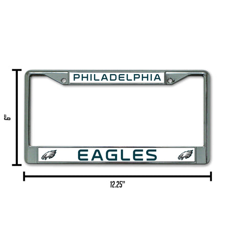 NFL Philadelphia Eagles Chrome License Plate Frame Fan Gear NFL Philadelphia Eagles