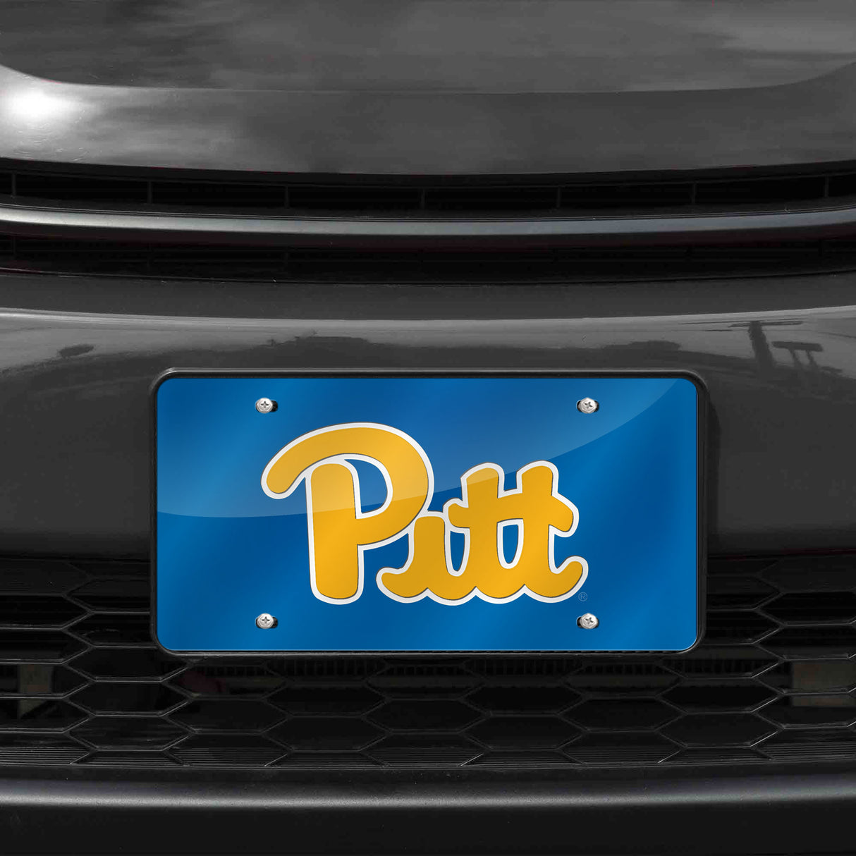 NCAA Pitt Panthers Laser Cut Automobile Tag Fan Gear NCAA Pitt Panthers