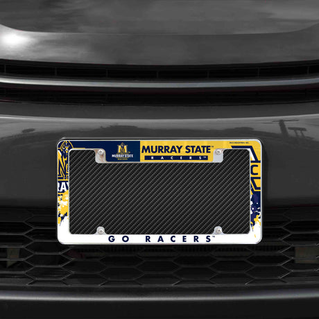 NCAA Murray State Racers All Over Chrome License Plate Frame Fan Gear NCAA Murray State Racers