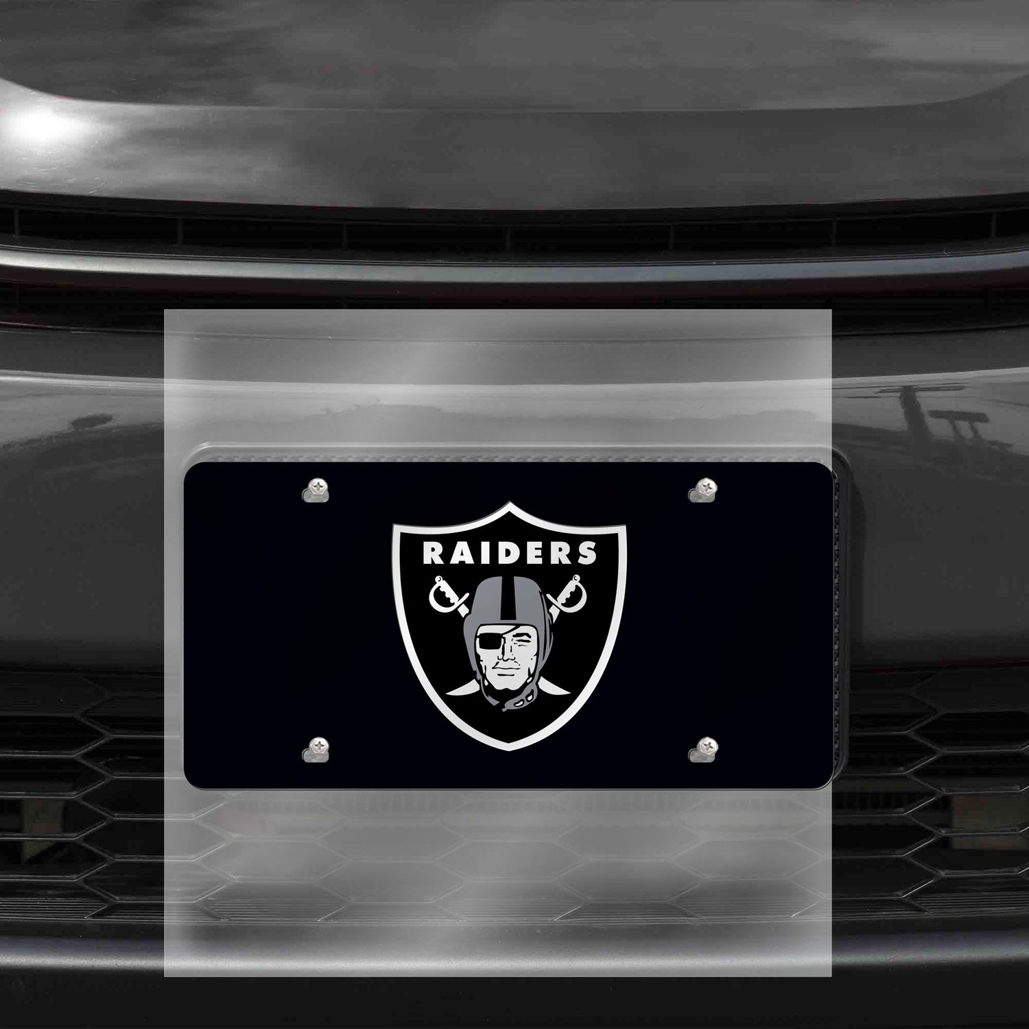 NFL Las Vegas Raiders Laser Cut License Plate Tag Fan Gear NFL Las Vegas Raiders