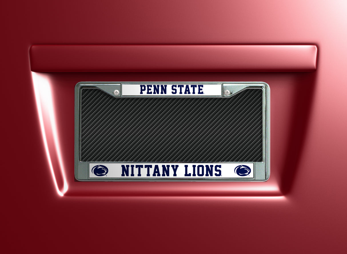 NCAA Penn State Nittany Lions - PSU Chrome License Plate Frame Fan Gear NCAA Penn State Nittany Lions