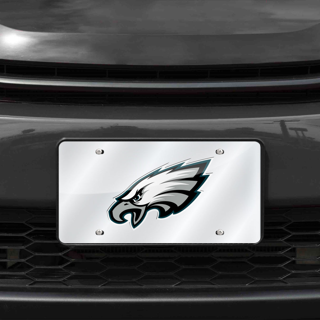 NFL Philadelphia Eagles Laser Cut Silver License Plate Tag Fan Gear NFL Philadelphia Eagles