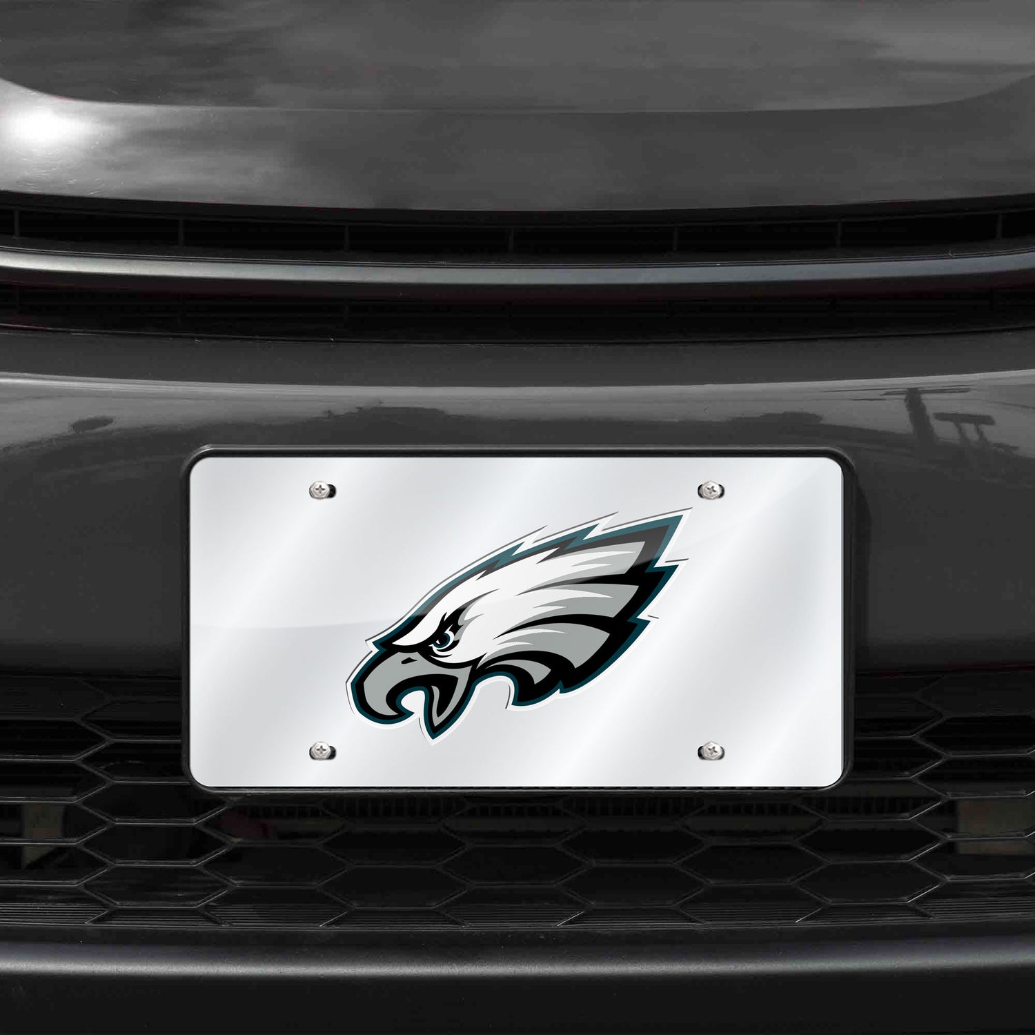 NFL Philadelphia Eagles Laser Cut Silver License Plate Tag Fan Gear NFL Philadelphia Eagles