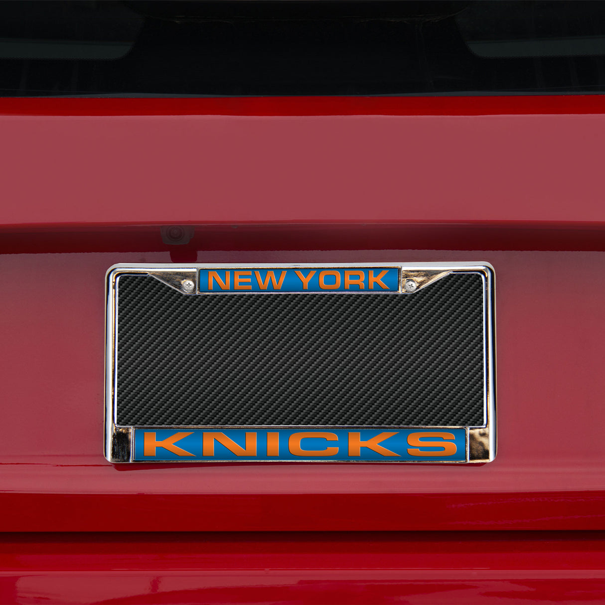 NBA New York Knicks Laser Cut Chrome License Plate Frame Fan Gear NBA New York Knicks