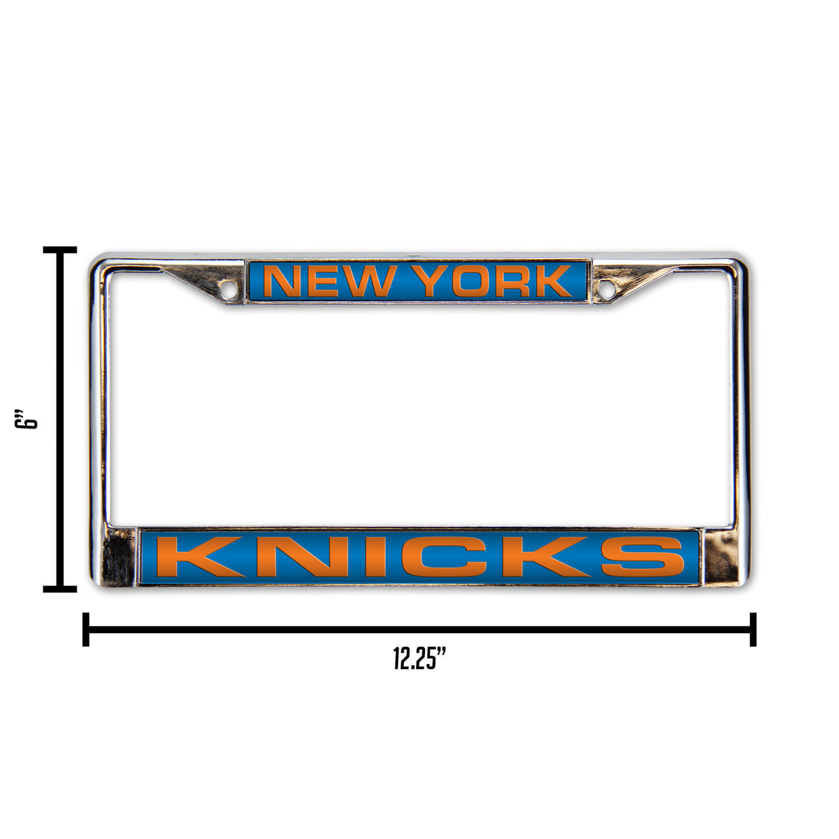 NBA New York Knicks Laser Cut Chrome License Plate Frame Fan Gear NBA New York Knicks