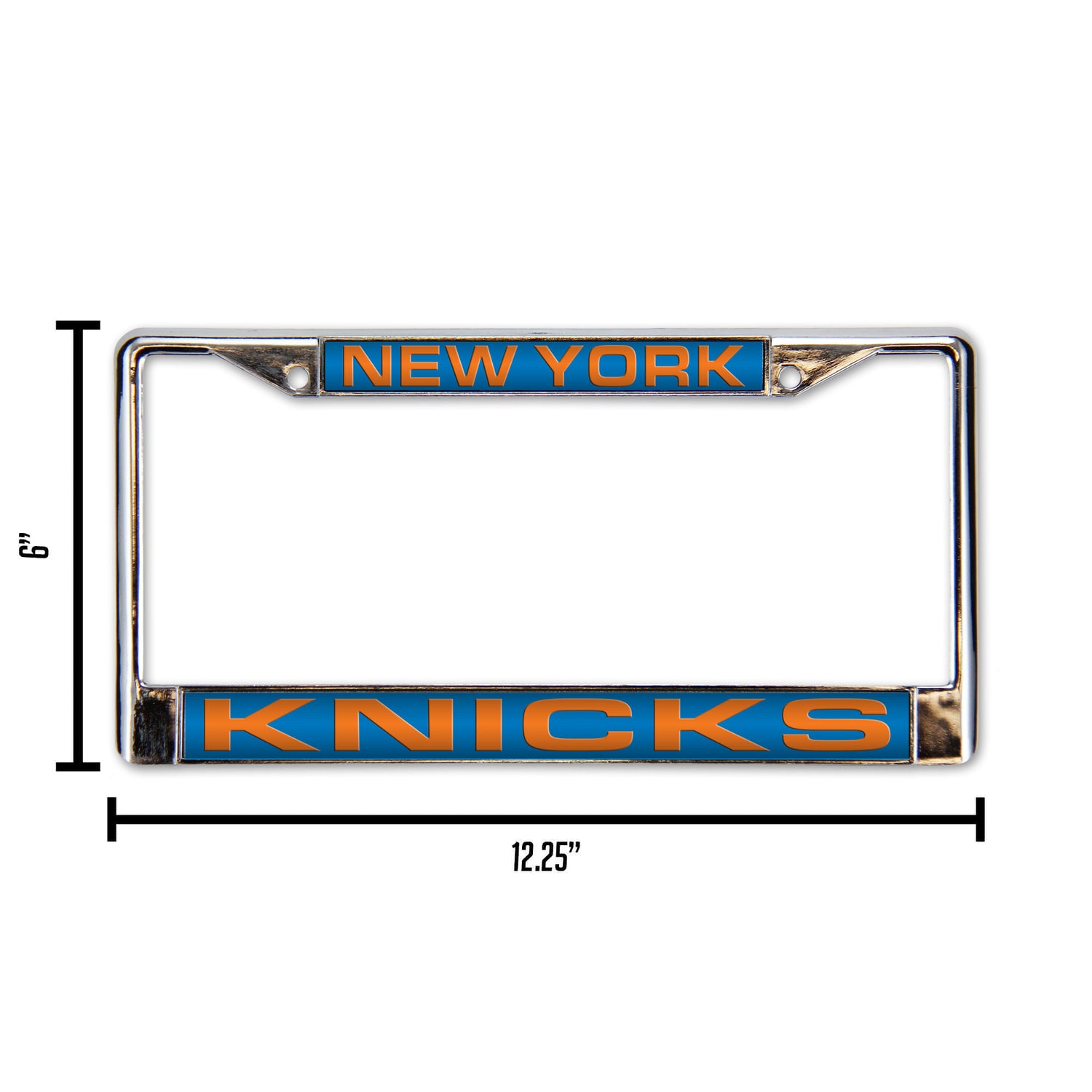 NBA New York Knicks Laser Cut Chrome License Plate Frame Fan Gear NBA New York Knicks