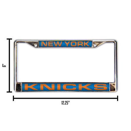 NBA New York Knicks Laser Cut Chrome License Plate Frame Fan Gear NBA New York Knicks