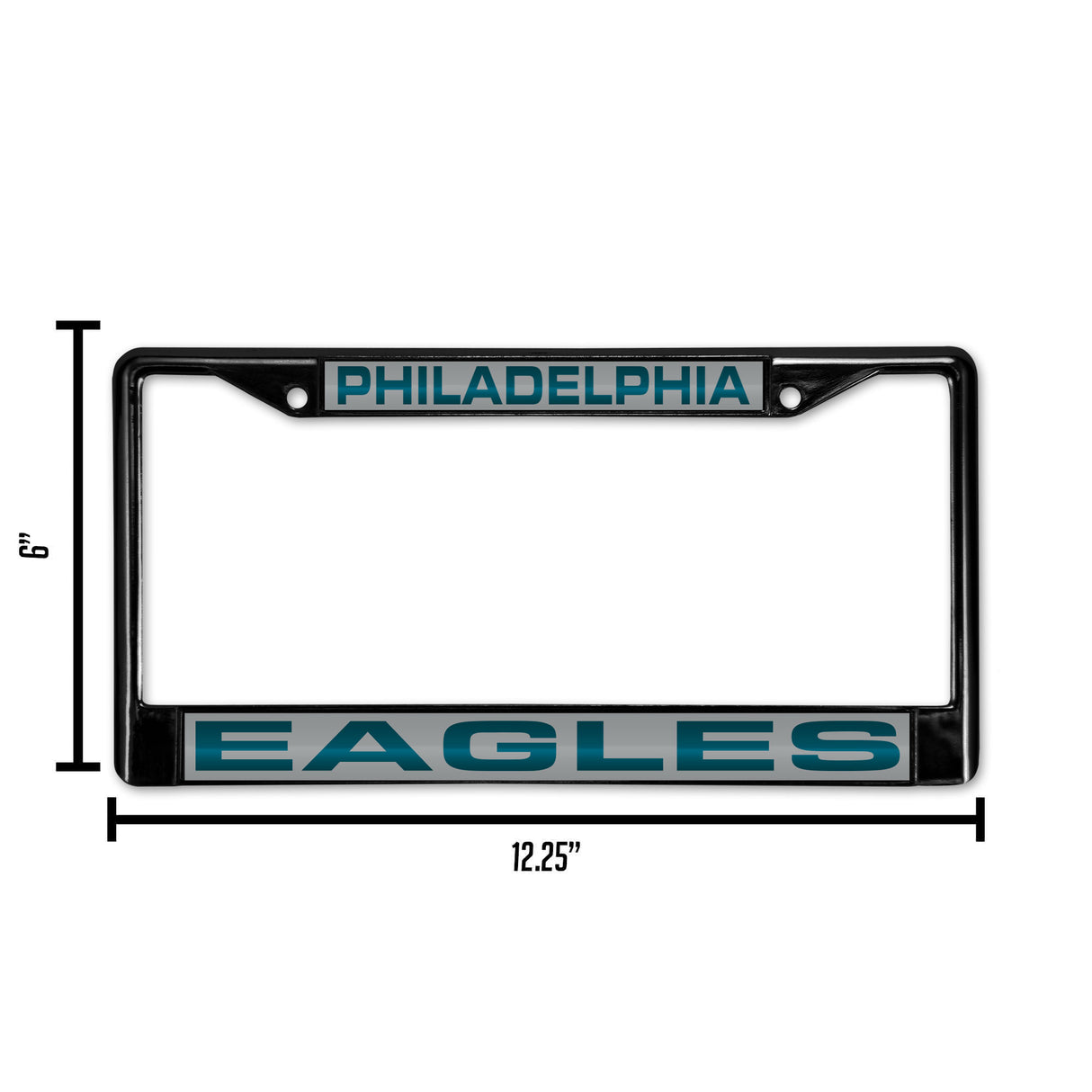 NFL Philadelphia Eagles Laser Cut Chrome License Plate Frame Fan Gear NFL Philadelphia Eagles