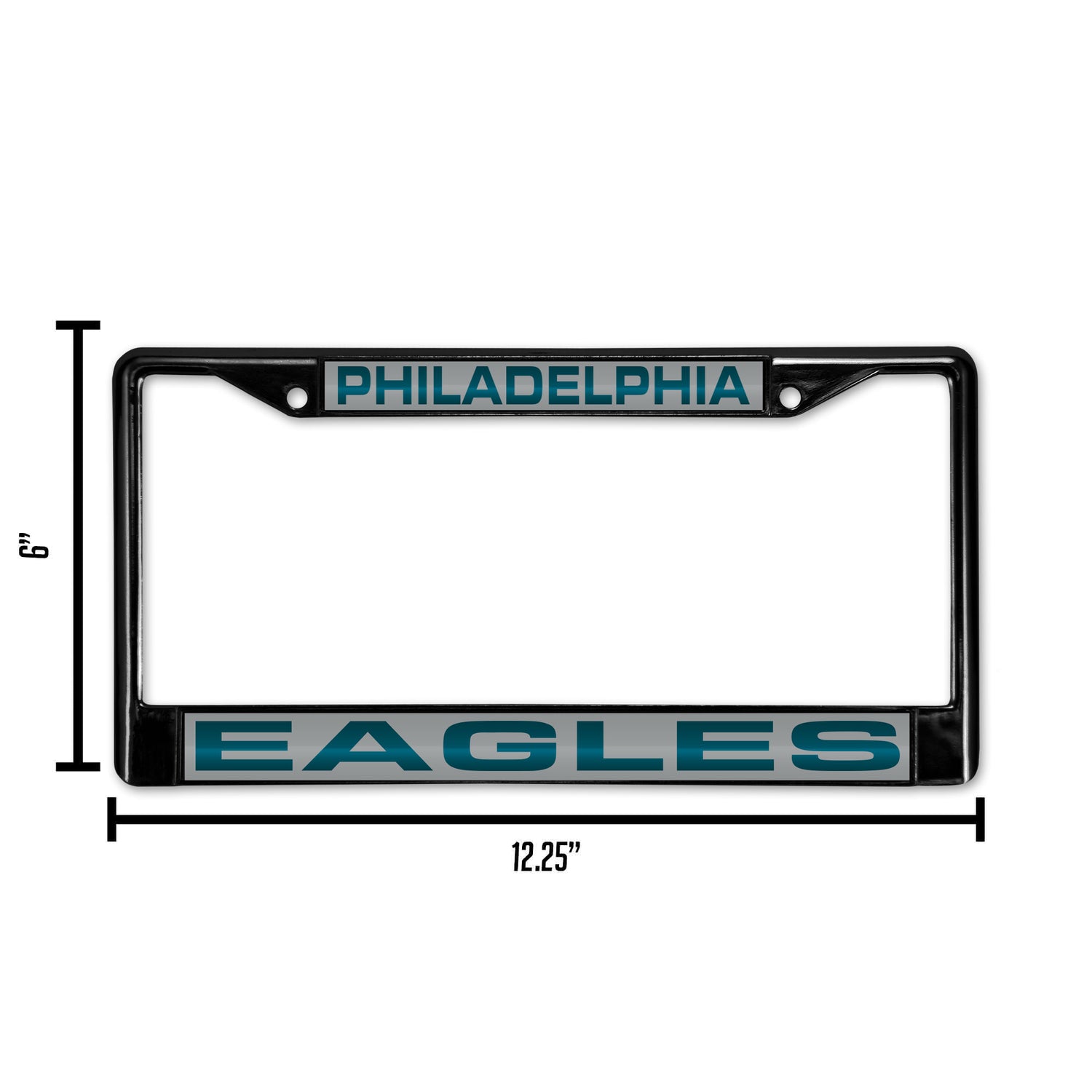 NFL Philadelphia Eagles Laser Cut Chrome License Plate Frame Fan Gear NFL Philadelphia Eagles
