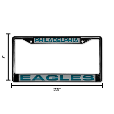 NFL Philadelphia Eagles Laser Cut Chrome License Plate Frame Fan Gear NFL Philadelphia Eagles
