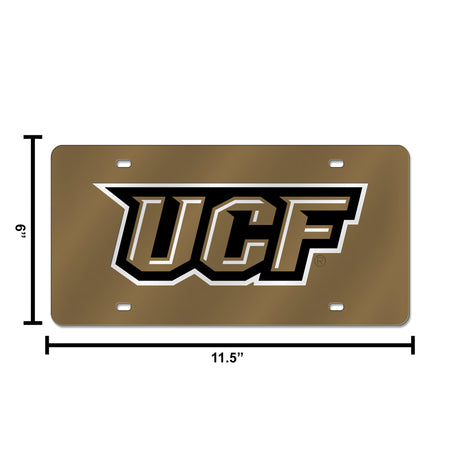 NCAA Central Florida Knights - UCF Laser Cut Automobile Tag Fan Gear NCAA Central Florida Knights