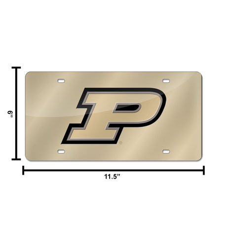 NCAA Purdue Boilermakers Laser Cut Automobile Tag Fan Gear NCAA Purdue Boilermakers