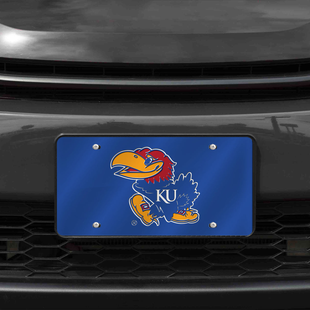 NCAA Kansas Jayhawks Laser Cut Automobile Tag Fan Gear NCAA Kansas Jayhawks