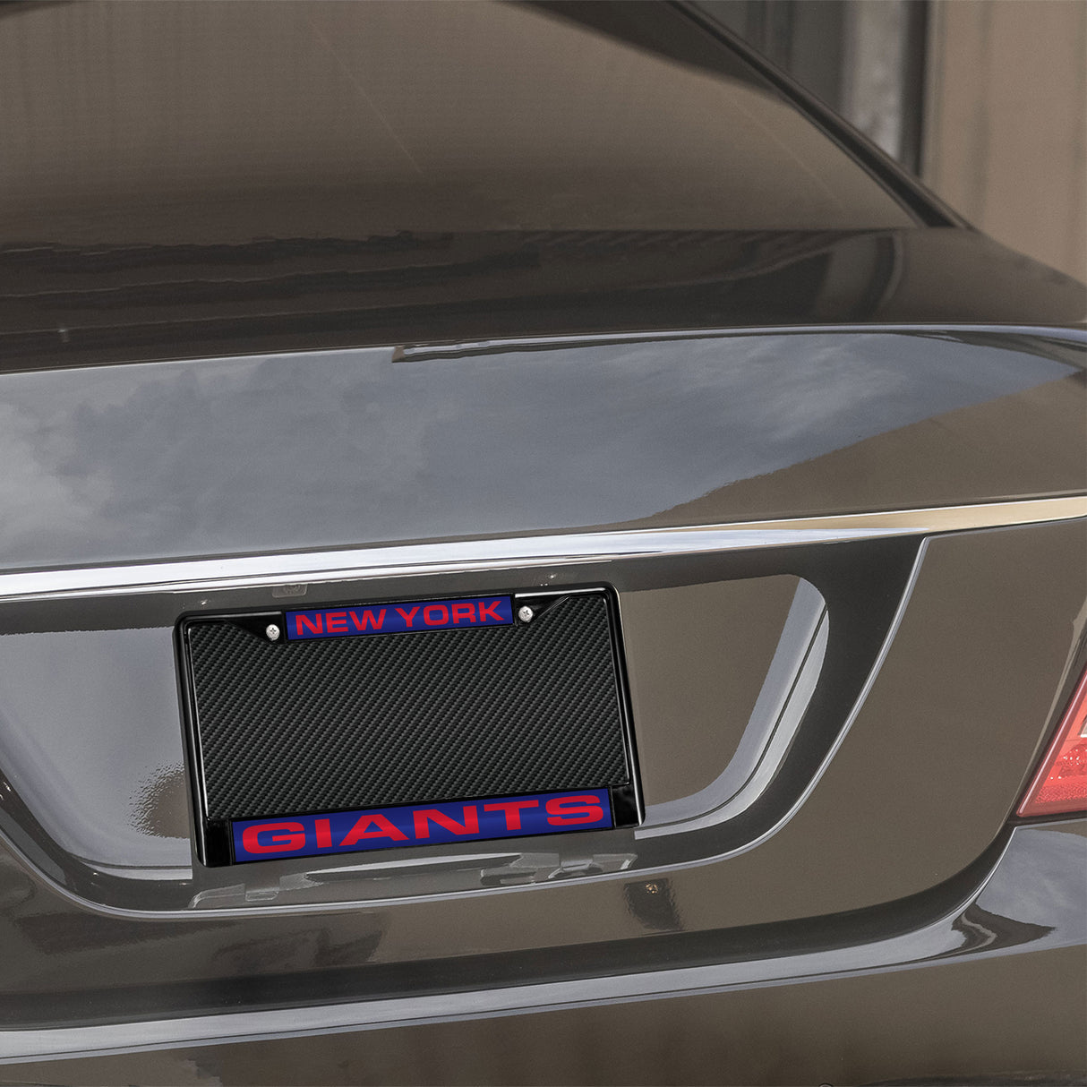 NFL New York Giants Laser Cut Chrome License Plate Frame Fan Gear NFL New York Giants
