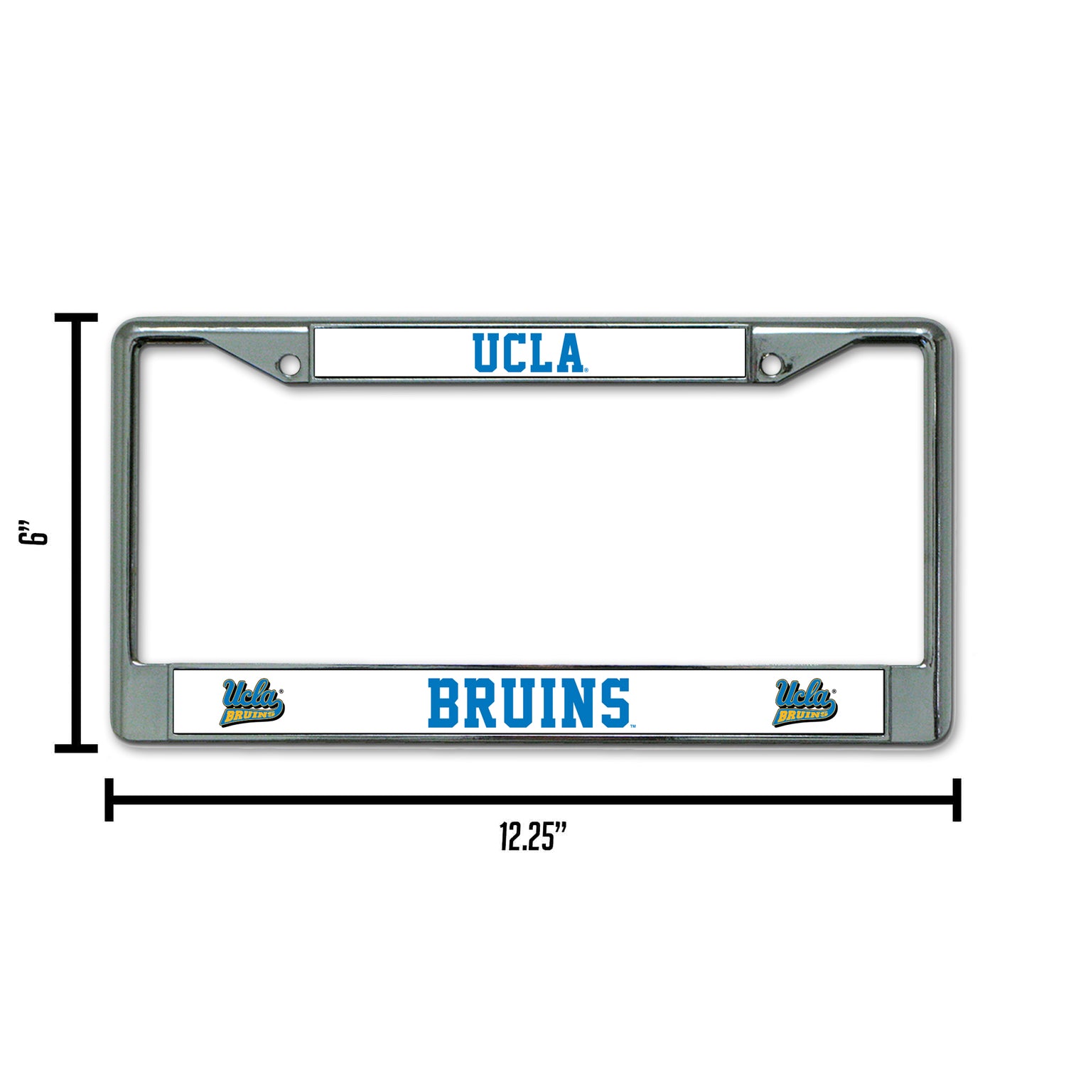 NCAA UCLA Bruins Chrome License Plate Frame Fan Gear NCAA UCLA Bruins