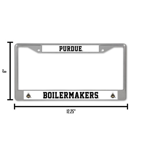 NCAA Purdue Boilermakers Chrome License Plate Frame Fan Gear NCAA Purdue Boilermakers