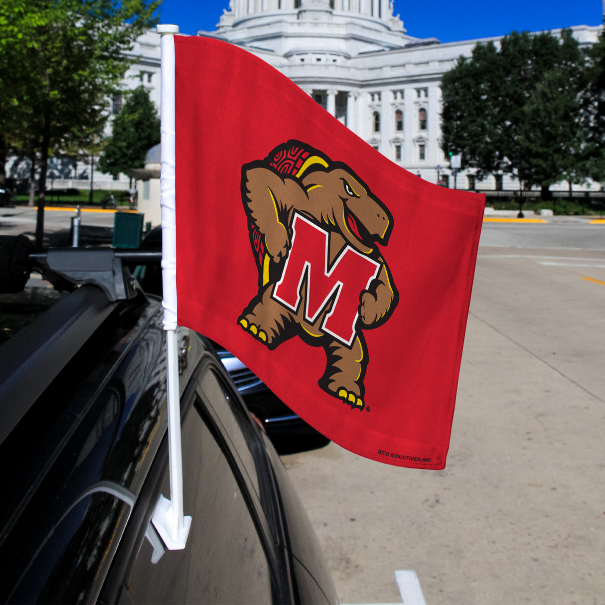 NCAA Maryland Terrapins Car Flag Fan Gear NCAA Maryland Terrapins