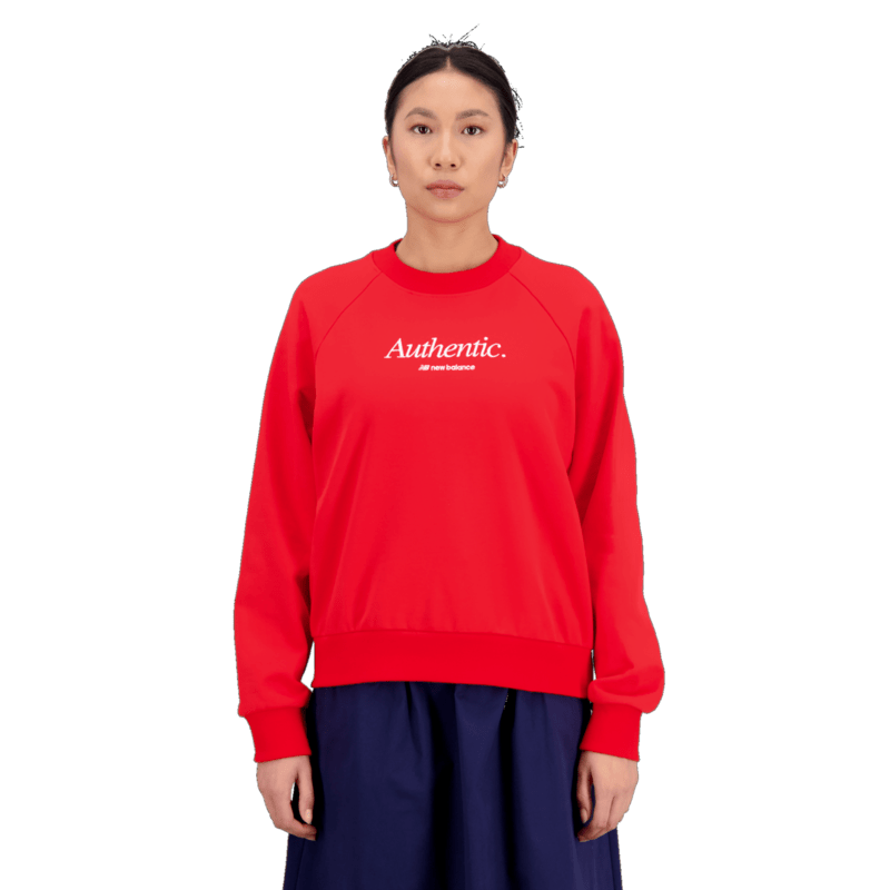 New Balance Women's Athletics Icono-Graphic Crew Sweatshirt Womens Apparel Sweatshirts & Fleece