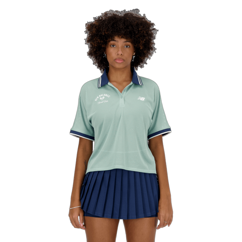 New Balance Women's Mesh Tournament Polo Tennis & Racquet Apparel All