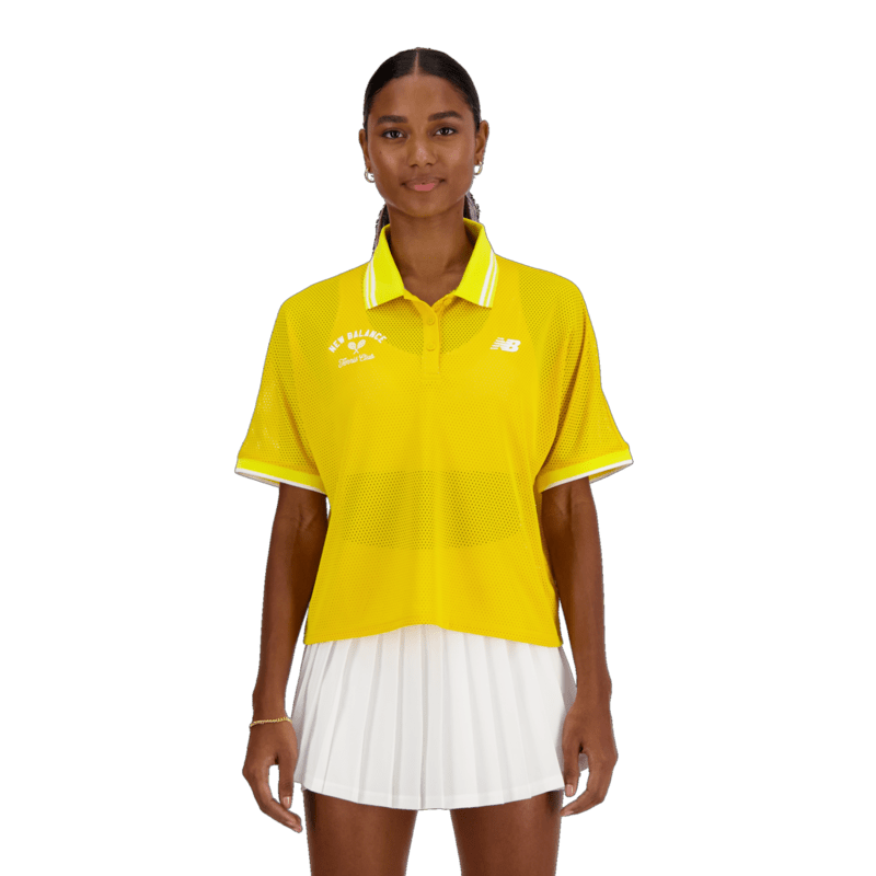 New Balance Women's Mesh Tournament Polo Tennis & Racquet Apparel All