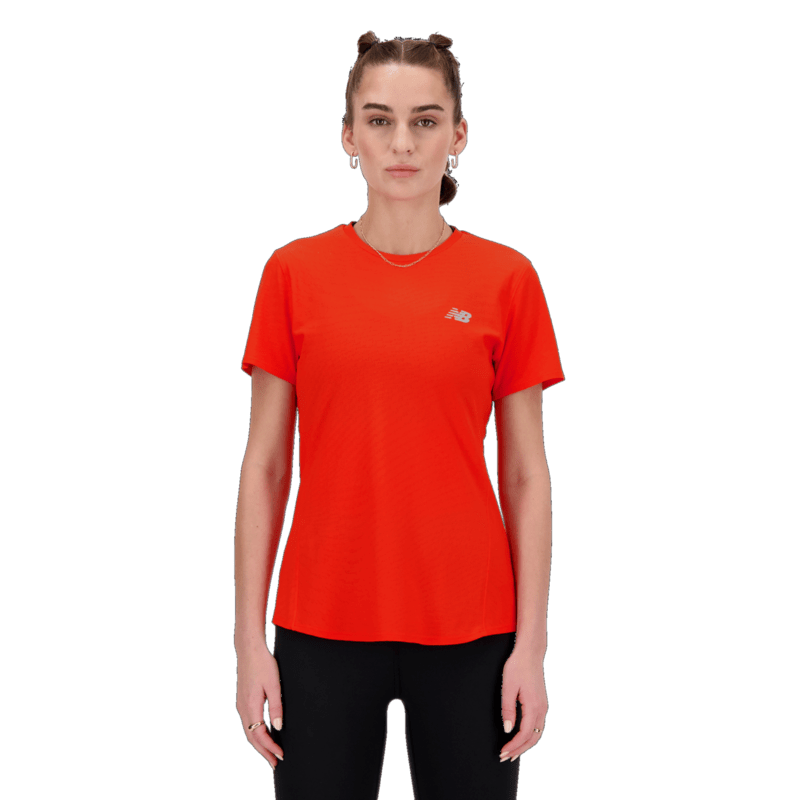 New Balance Women's Jacquard Slim T-Shirt Womens Apparel Shirts & Tops
