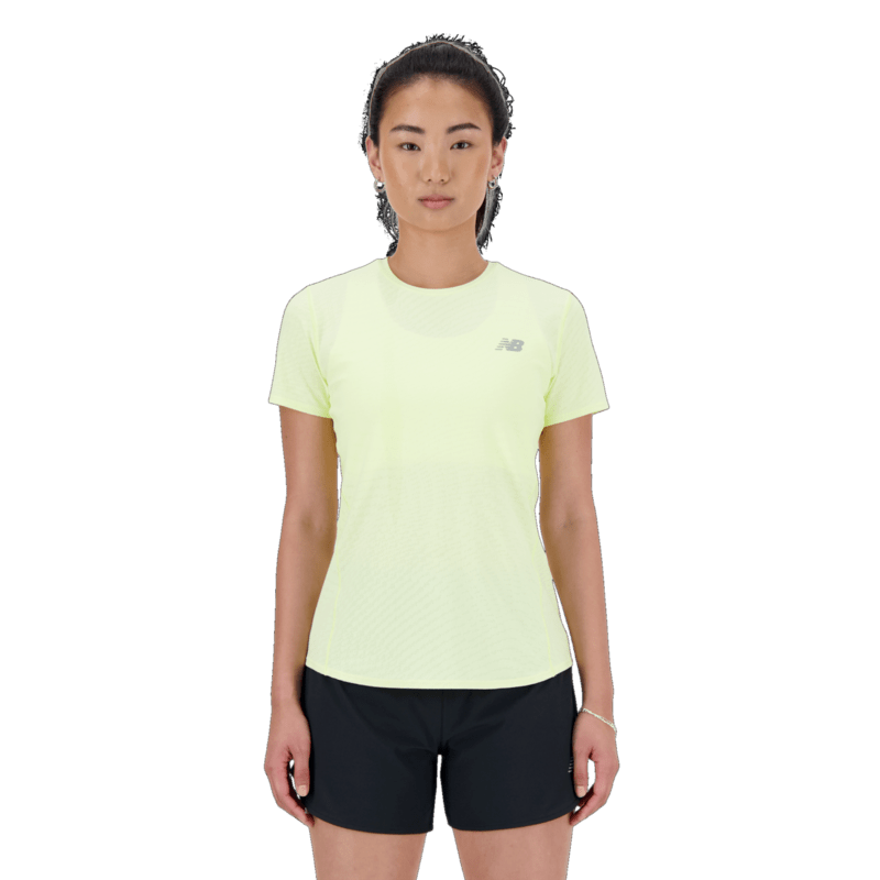 New Balance Women's Jacquard Slim T-Shirt Womens Apparel Shirts & Tops