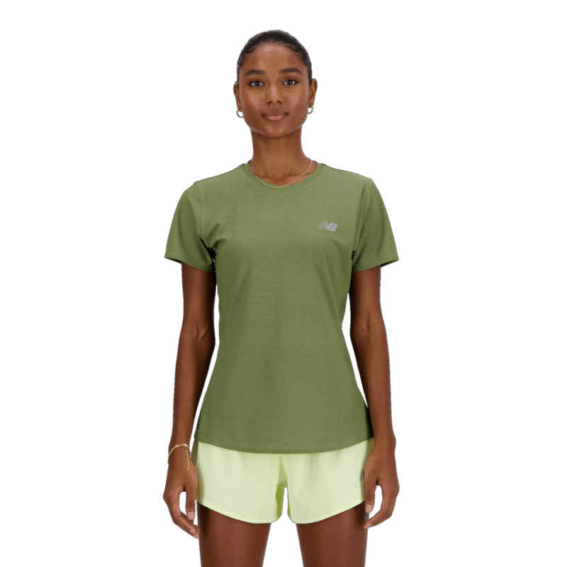 New Balance Women's Jacquard Slim T-Shirt Womens Apparel Shirts & Tops