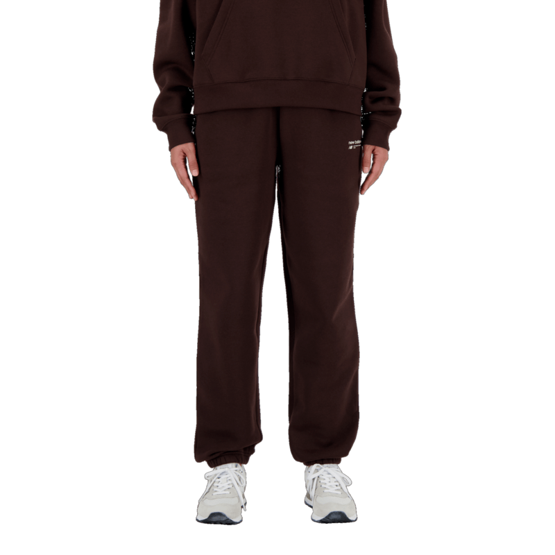 New Balance Women's Linear Heritage Brushed Back Fleece Sweatpant Womens Apparel Pants & Sweatpants