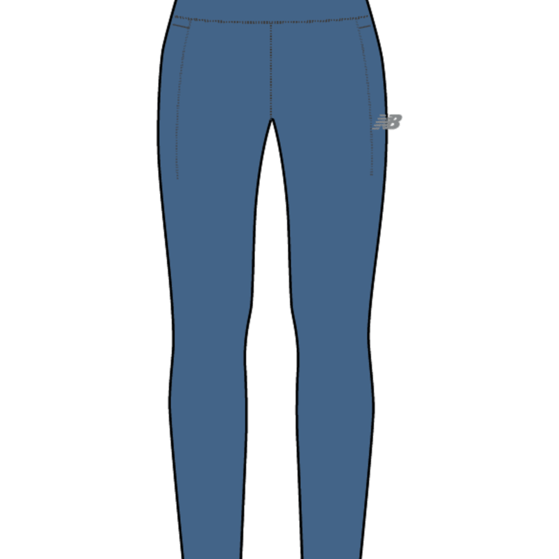 New Balance Women's Sleek Pocket High Rise Legging 27 Womens Apparel Pants & Sweatpants