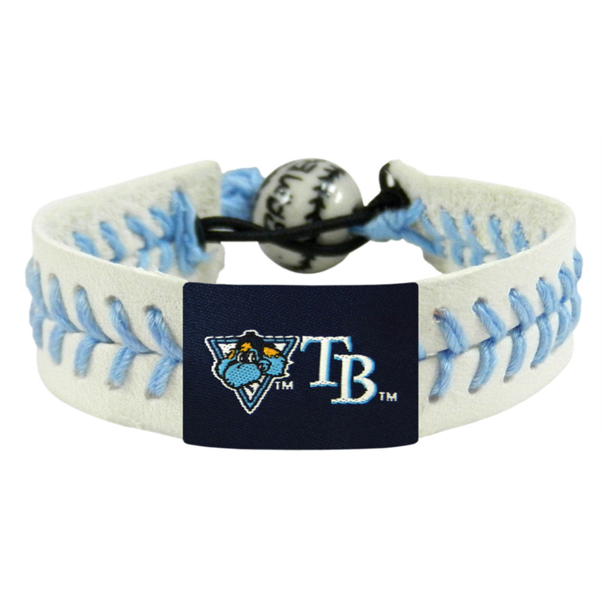 Gamewear Tampa Bay Rays Raymond Mascot Genuine Baseball Bracelet Fan Gear MLB Tampa Bay Rays