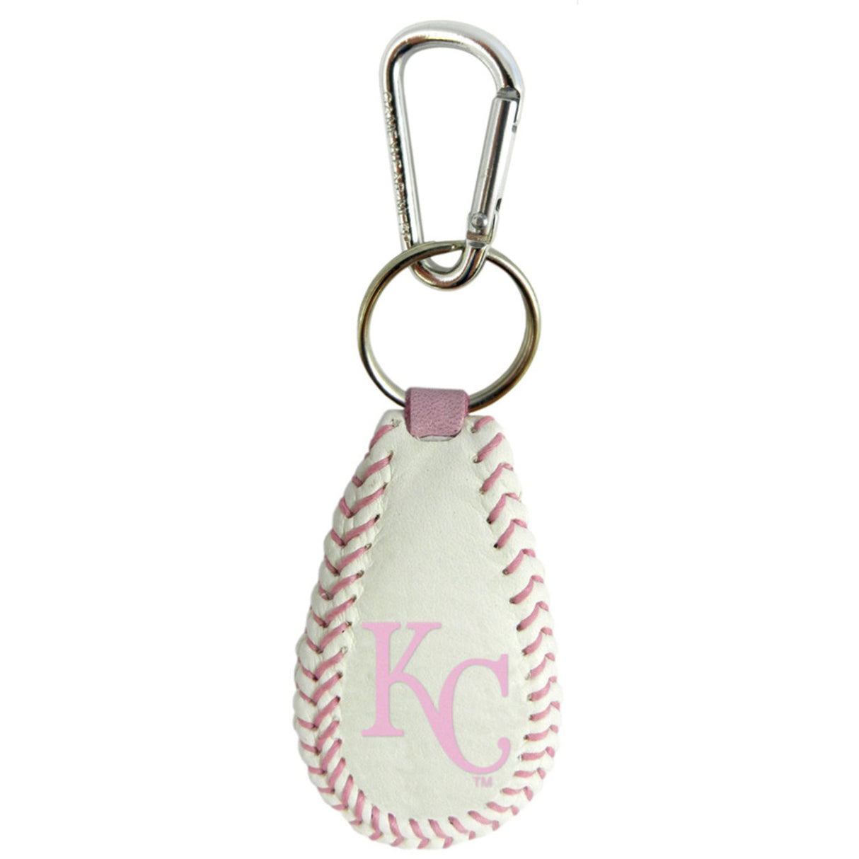 Gamewear Kansas City Royals Pink Baseball Keychain Fan Gear MLB Kansas City Royals