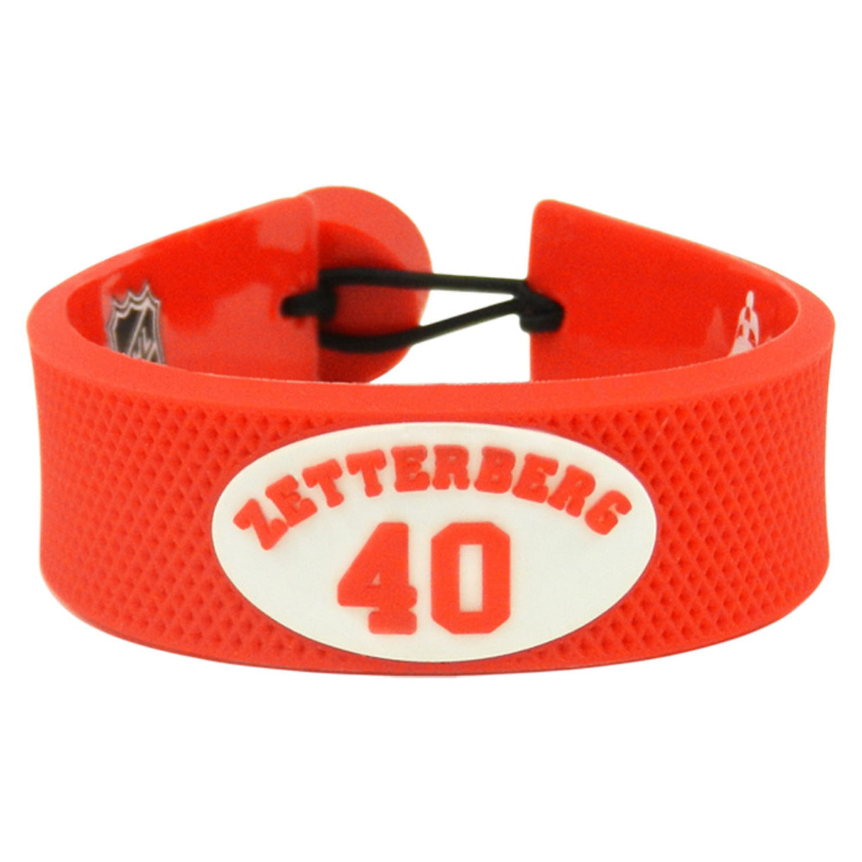 Gamewear Detroit Red Wings Team Color Henrik Zetterberg Jersey Design Bracelet Fan Gear NHL Detroit Red Wings