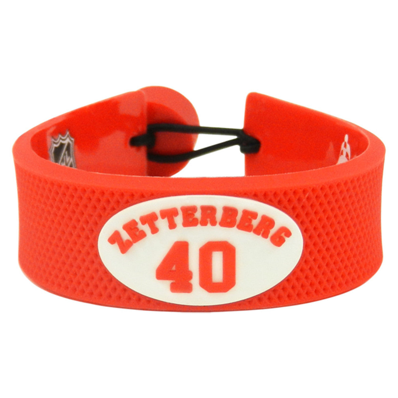 Gamewear Detroit Red Wings Team Color Henrik Zetterberg Jersey Design Bracelet Fan Gear NHL Detroit Red Wings