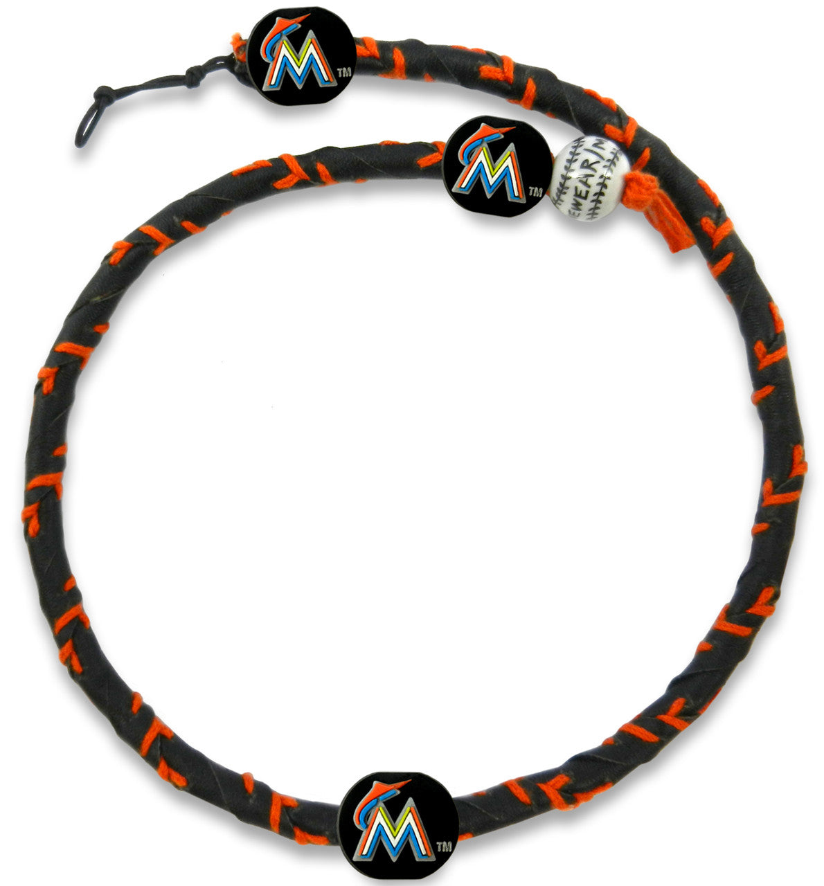 Gamewear Miami Marlins Team Color Frozen Rope Baseball Necklace Fan Gear MLB Miami Marlins