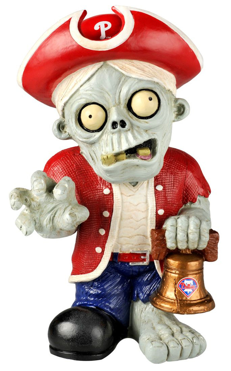 Forever Collectibles Philadelphia Phillies Thematic Zombie Figurine Fan Gear MLB Philadelphia Phillies