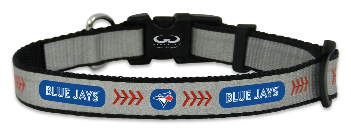Gamewear Toronto Blue Jays Reflective Baseball Pet Collar Size Small Fan Gear MLB Toronto Blue Jays