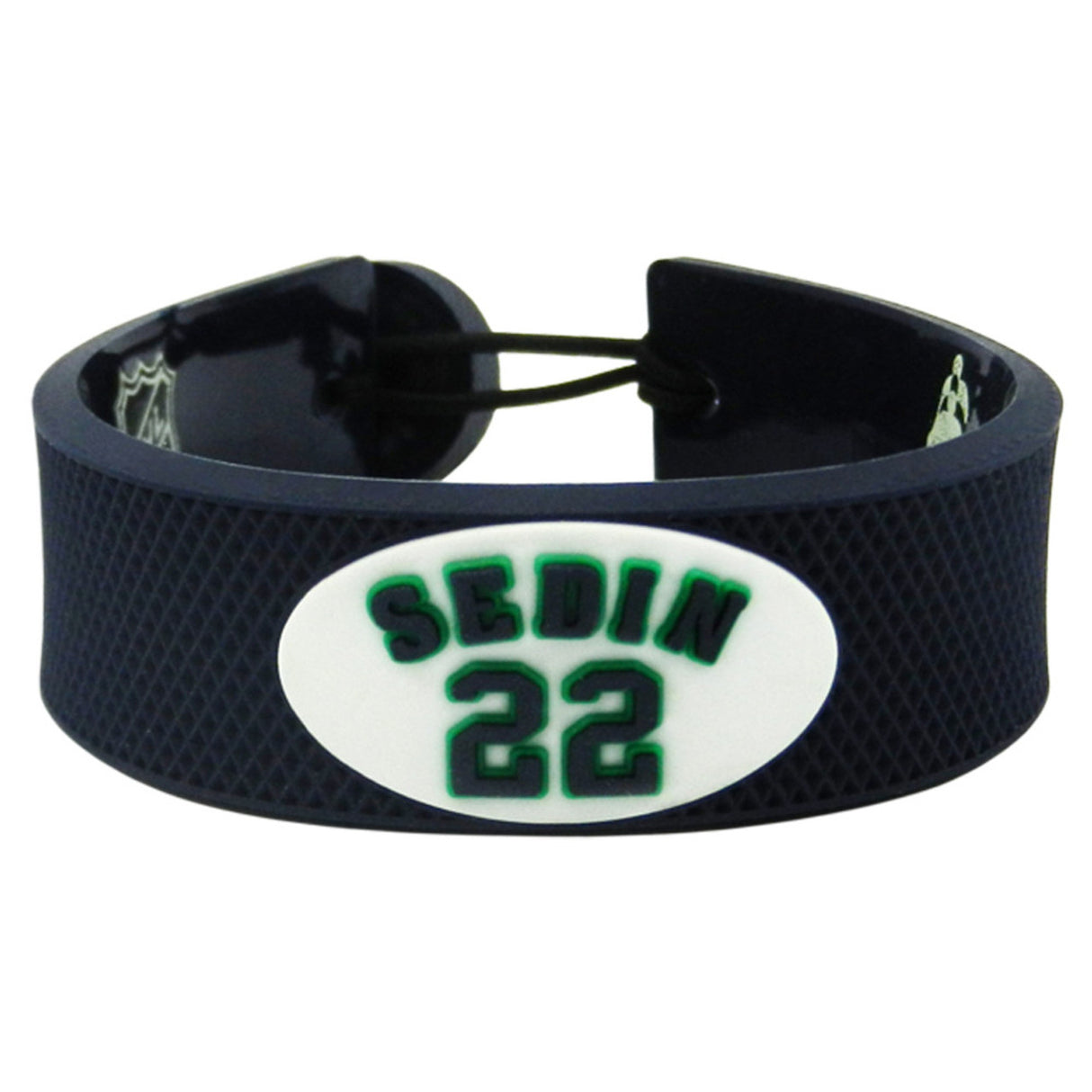 Gamewear Vancouver Canucks Team Color Daniel Sedin Jersey Design Bracelet Fan Gear NHL Vancouver Canucks