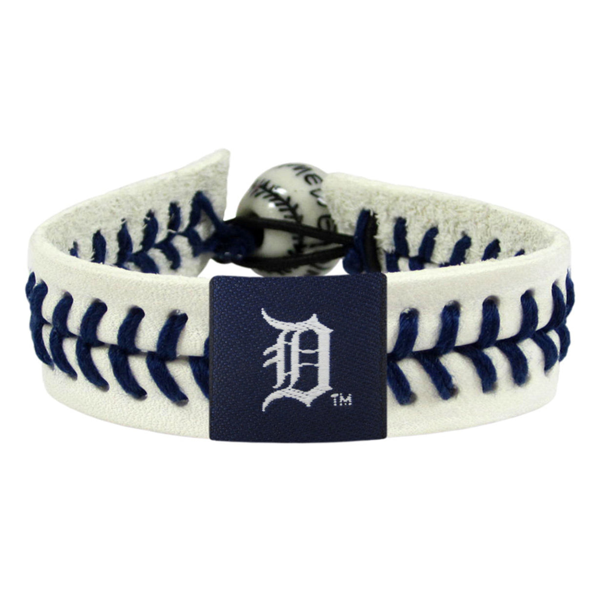 Gamewear Detroit Tigers Genuine Baseball Bracelet Fan Gear MLB Detroit Tigers