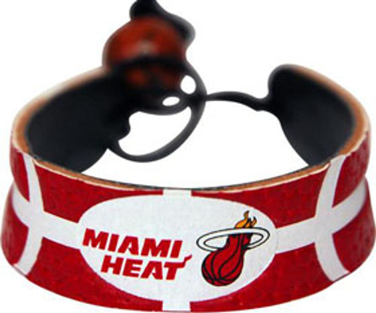 Gamewear Miami Heat Team Color Basketball Bracelet Fan Gear NBA Miami Heat