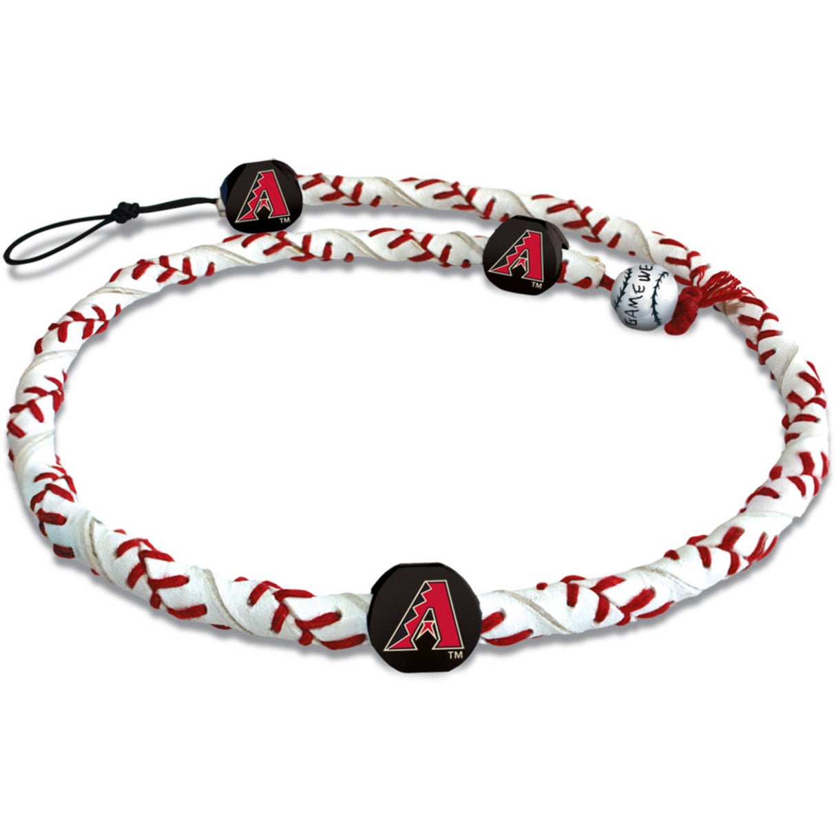 Gamewear Arizona Diamondbacks Frozen Rope Classic Baseball A Logo Necklace Fan Gear MLB Arizona Diamondbacks