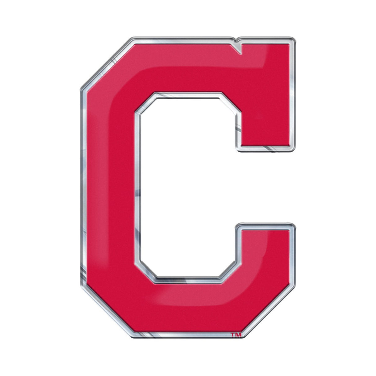 Team Promark Cleveland Indians Red Auto Emblem Fan Gear MLB Cleveland Indians